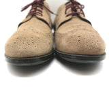 PS Paul Smith Panorama Lace-Up Wingtip Brogues Brown Suede Size 9