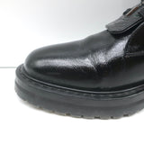 Saint Laurent William Double-Laced Combat Boots Black Leather Size 37