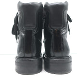 Saint Laurent William Double-Laced Combat Boots Black Leather Size 37