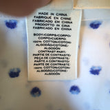 Marc Jacobs Sequined Collar Shirt White Polka Dot Size 6 Long Sleeve Top