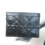Christian Dior Caro Every Dior Pouch Black Cannage Leather Chain Strap Crossbody
