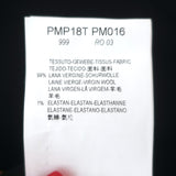 Armani Collezioni Trousers Black Stretch Virgin Wool Size 6 Straight Leg Pants