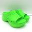 Balenciaga x Crocs Pool Slide Sandals Neon Green Rubber Size 36 NEW