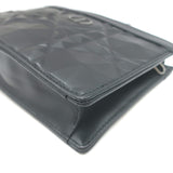 Christian Dior Caro Every Dior Pouch Black Cannage Leather Chain Strap Crossbody