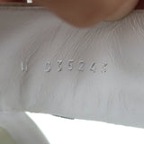 Chanel Bicolor Cap Toe T-Strap Bow Pumps White Leather & Black Velvet Size 38C