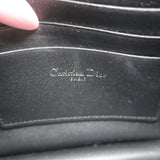 Christian Dior Caro Every Dior Pouch Black Cannage Leather Chain Strap Crossbody