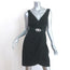 Trina Turk Crystal-Embellished Faux Wrap Mini Dress Black Size 2