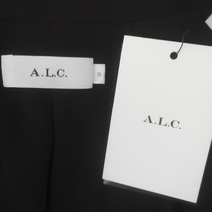 A.L.C. Quincy Sequin Blazer Black Size 0 Open-Front Jacket NEW