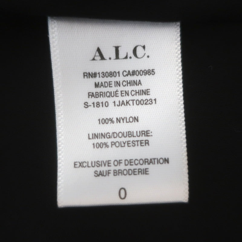 A.L.C. Quincy Sequin Blazer Black Size 0 Open-Front Jacket NEW