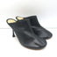 Bottega Veneta Dot Sock Mules Black Leather Size 38.5