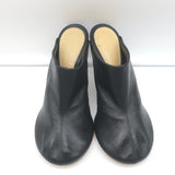 Bottega Veneta Dot Sock Mules Black Leather Size 38.5