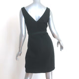 Trina Turk Crystal-Embellished Faux Wrap Mini Dress Black Size 2