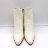 Gabriela Hearst Ava Ankle Boots Cream Leather Size 36.5