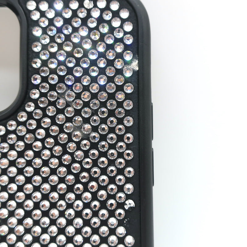 Prada Crystal iPhone 13 Pro Case Black/Silver