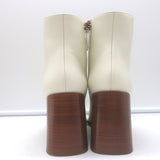Gabriela Hearst Ava Ankle Boots Cream Leather Size 36.5