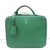Mark Cross Laura Camera Bag Green Pebbled Leather Crossbody