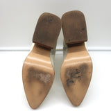 Gabriela Hearst Ava Ankle Boots Cream Leather Size 36.5