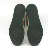 Gucci Screener Distressed Low Top Sneakers Off-White Leather Size 38