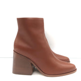 Gabriela Hearst Ava Ankle Boots Brown Leather Size 36.5