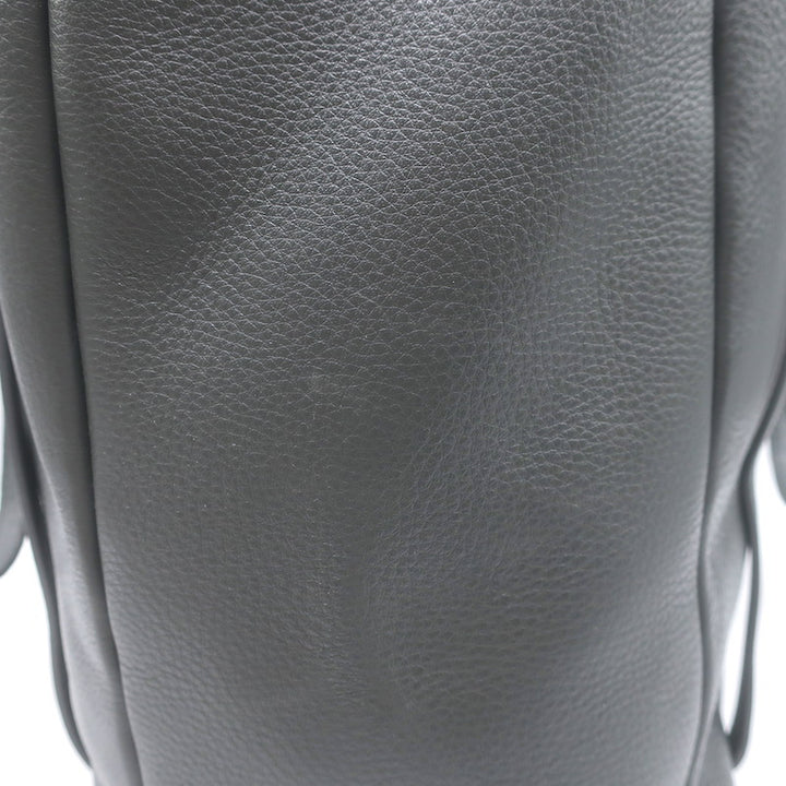 Balenciaga Small Everyday Tote Gray &amp; Blue Grained Leather Shoulder Bag