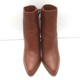 Gabriela Hearst Ava Ankle Boots Brown Leather Size 36.5