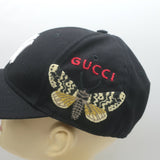 Gucci x MLB NY Yankees Butterfly Embroidered Baseball Cap Black Size 57-61