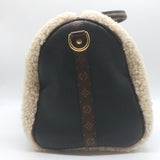 Louis Vuitton Monogram Teddy Speedy Bandouliere 30 Bag Black Leather