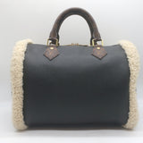 Louis Vuitton Monogram Teddy Speedy Bandouliere 30 Bag Black Leather