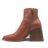 Gabriela Hearst Ava Ankle Boots Brown Leather Size 36.5