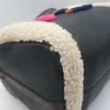 Louis Vuitton Monogram Teddy Speedy Bandouliere 30 Bag Black Leather