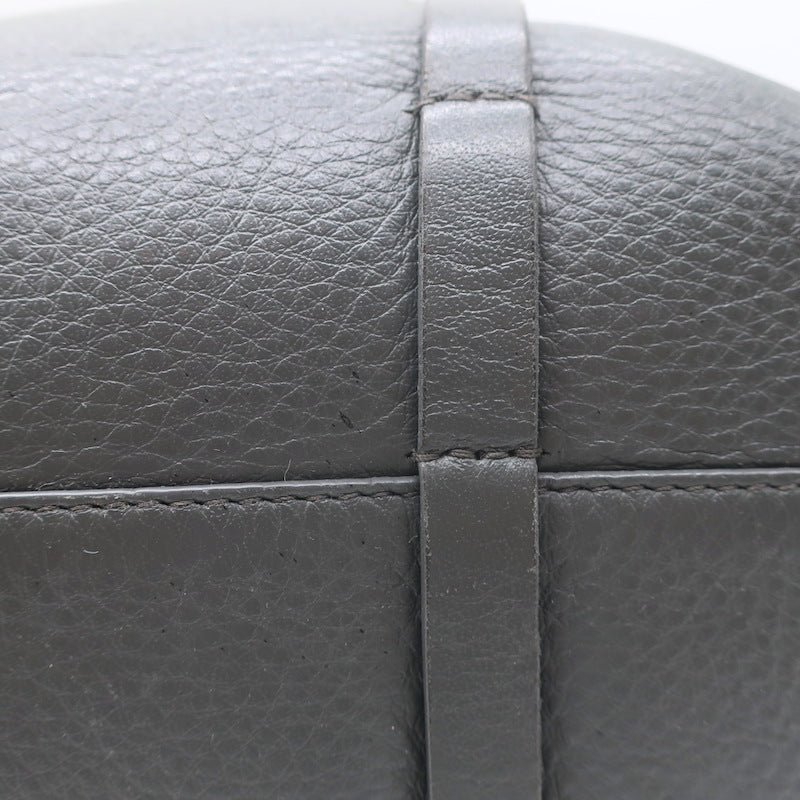 Balenciaga Small Everyday Tote Gray &amp; Blue Grained Leather Shoulder Bag