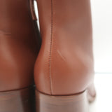 Gabriela Hearst Ava Ankle Boots Brown Leather Size 36.5