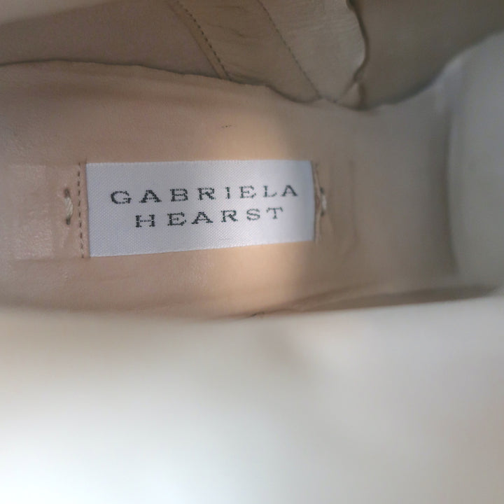 Gabriela Hearst Ava Ankle Boots Brown Leather Size 36.5