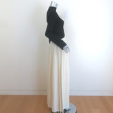 Solid & Striped The Soglio Colorblock Maxi Dress Black/Ecru Size Extra Small NEW