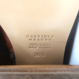 Gabriela Hearst Ava Ankle Boots Brown Leather Size 36.5