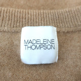 Madeleine Thompson Soncion Striped Cashmere Sweater Camel Size Large