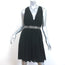 Alexander Wang Grommet-Embellished Twist-Back Mini Dress Black Jersey Size 4