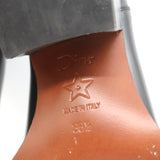 Christian Dior L.A. Ankle Boots Black Leather Size 36.5 Western Booties