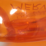 Hermes Souvenir De L'Exposition Vinyl Kelly Bag Transparent Orange