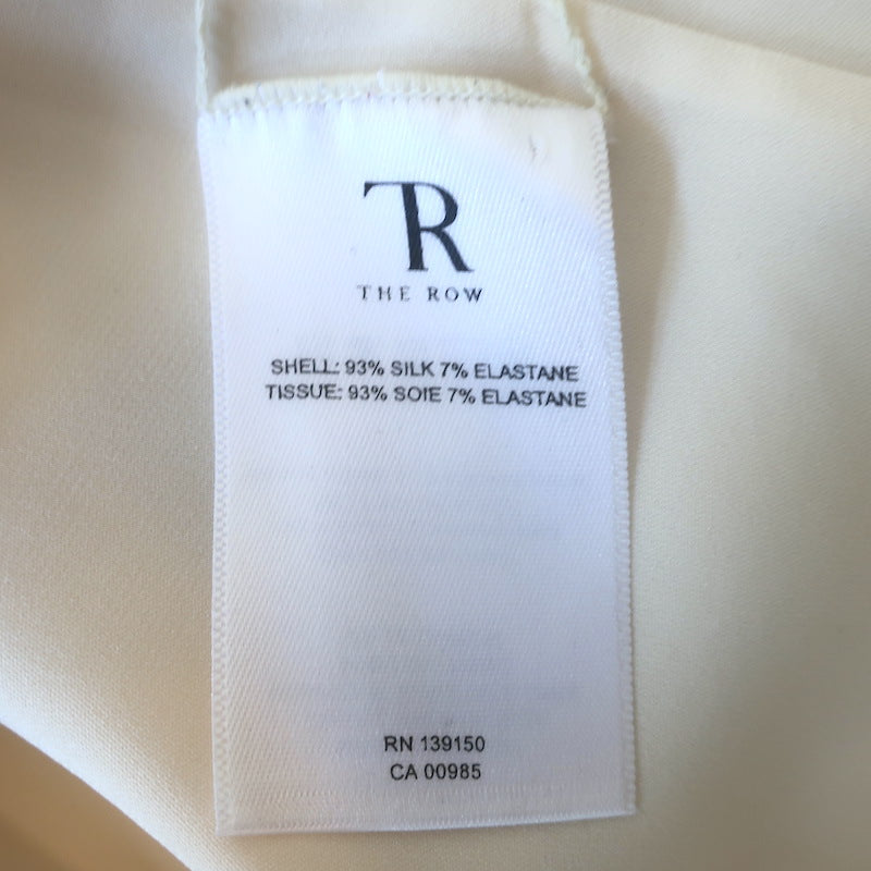 The Row Camisole Ivory Stretch Silk Size 4