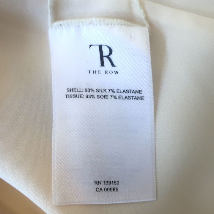 The Row Camisole Ivory Stretch Silk Size 4