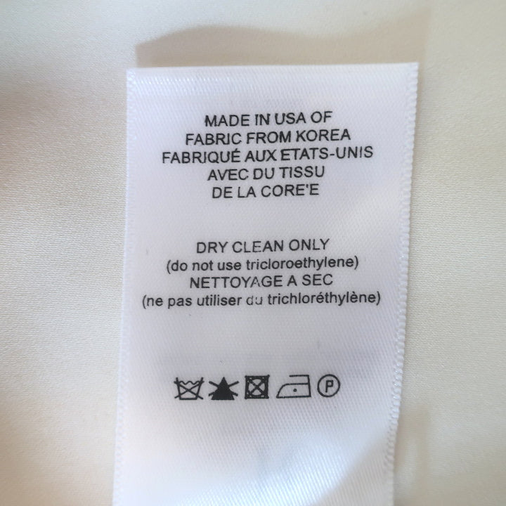 The Row Camisole Ivory Stretch Silk Size 4