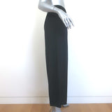 Jenni Kayne Demi Wide Leg Pants Black Satin Size Extra Small