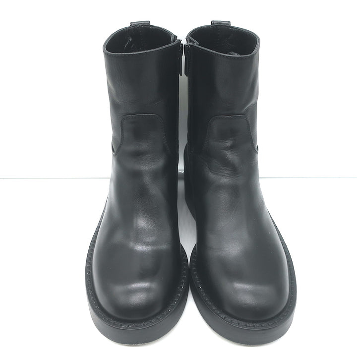 Ann Demeulemeester Noor Ankle Boots Black Leather Size 36.5