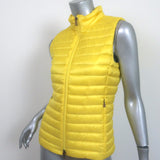 Bogner Down Puffer Vest Yellow Size Extra Small