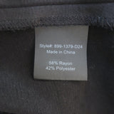 Jenni Kayne Demi Wide Leg Pants Black Satin Size Extra Small