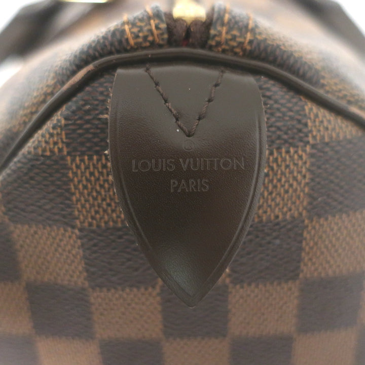 Louis Vuitton Speedy 35 Bag Damier Ebene Canvas
