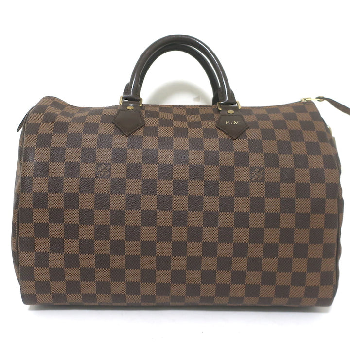 Louis Vuitton Speedy 35 Bag Damier Ebene Canvas