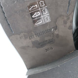 Ann Demeulemeester Noor Ankle Boots Black Leather Size 36.5