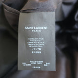 Saint Laurent Metallic Blazer Silver Size 40 One-Button Jacket